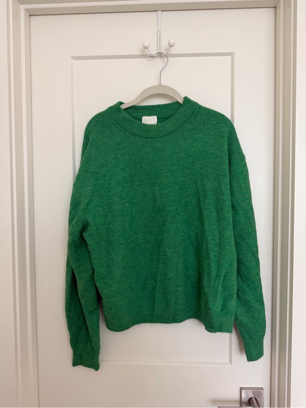 H&M Green Crewneck Sweater